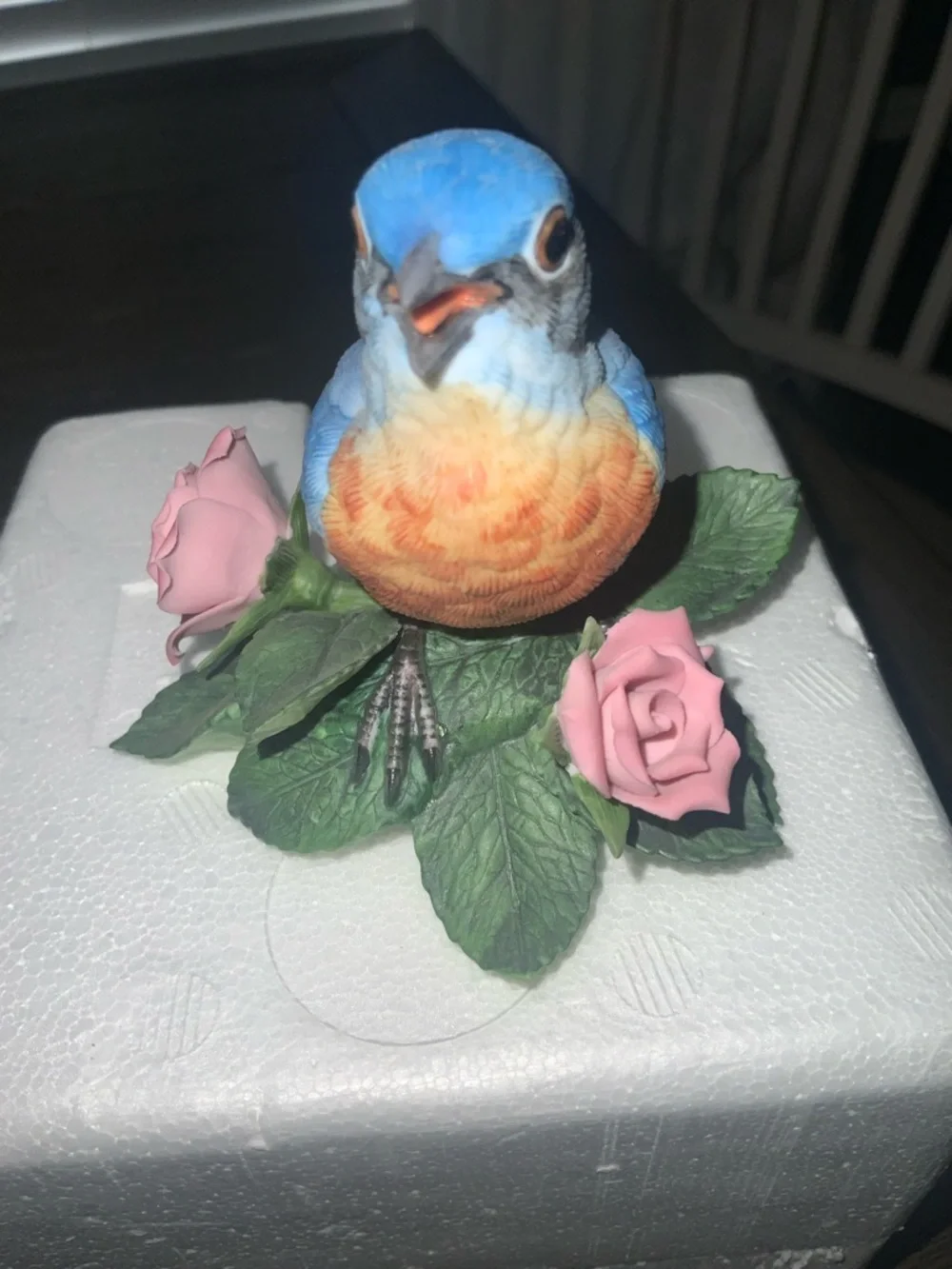 Lenox Porcelain Blue Bird Figurine In Original Box